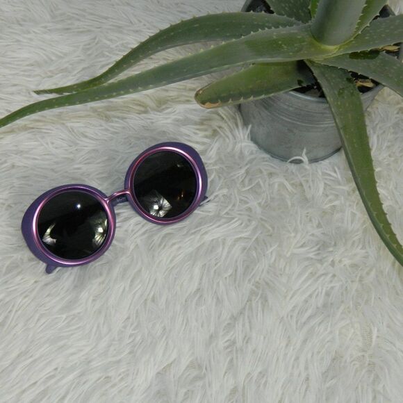 PERVERSE SUNGLASSES PURPLE ROUND - Picture 7 of 7